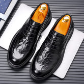 Men's British Style Business Leather Dress Shoes
